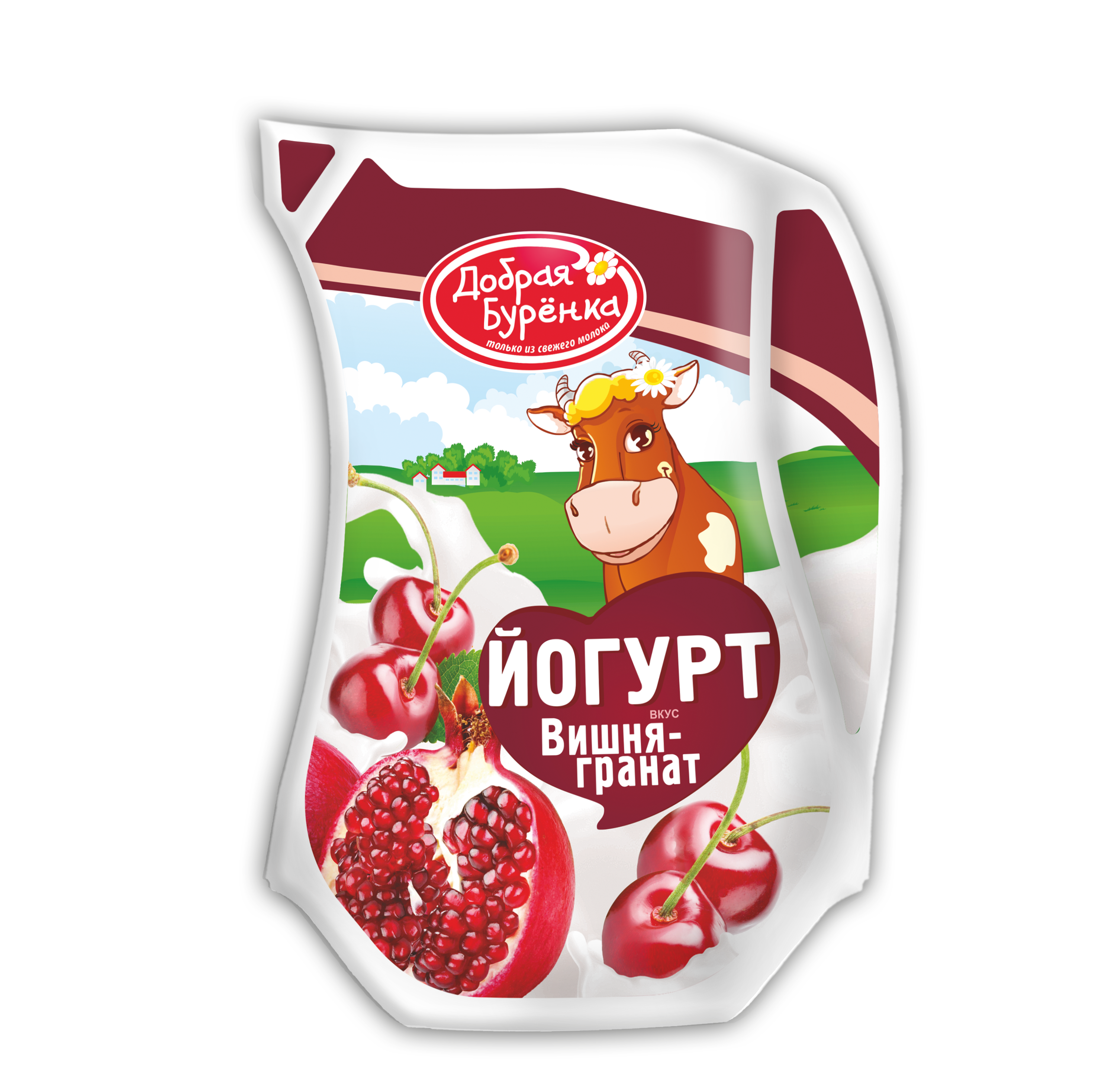 Йогурт Вишня-Гранат