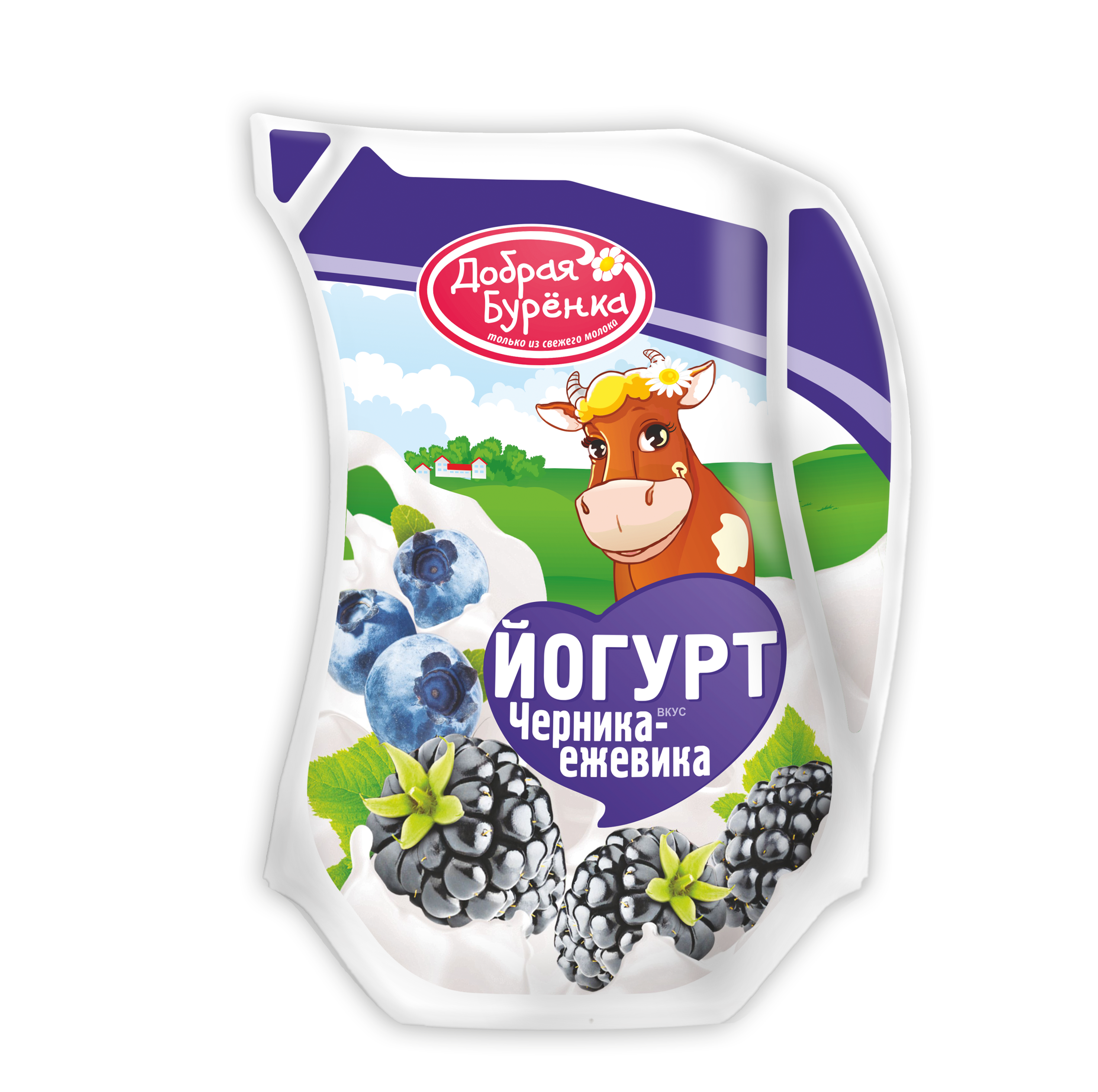 Йогурт Черника-Ежевика