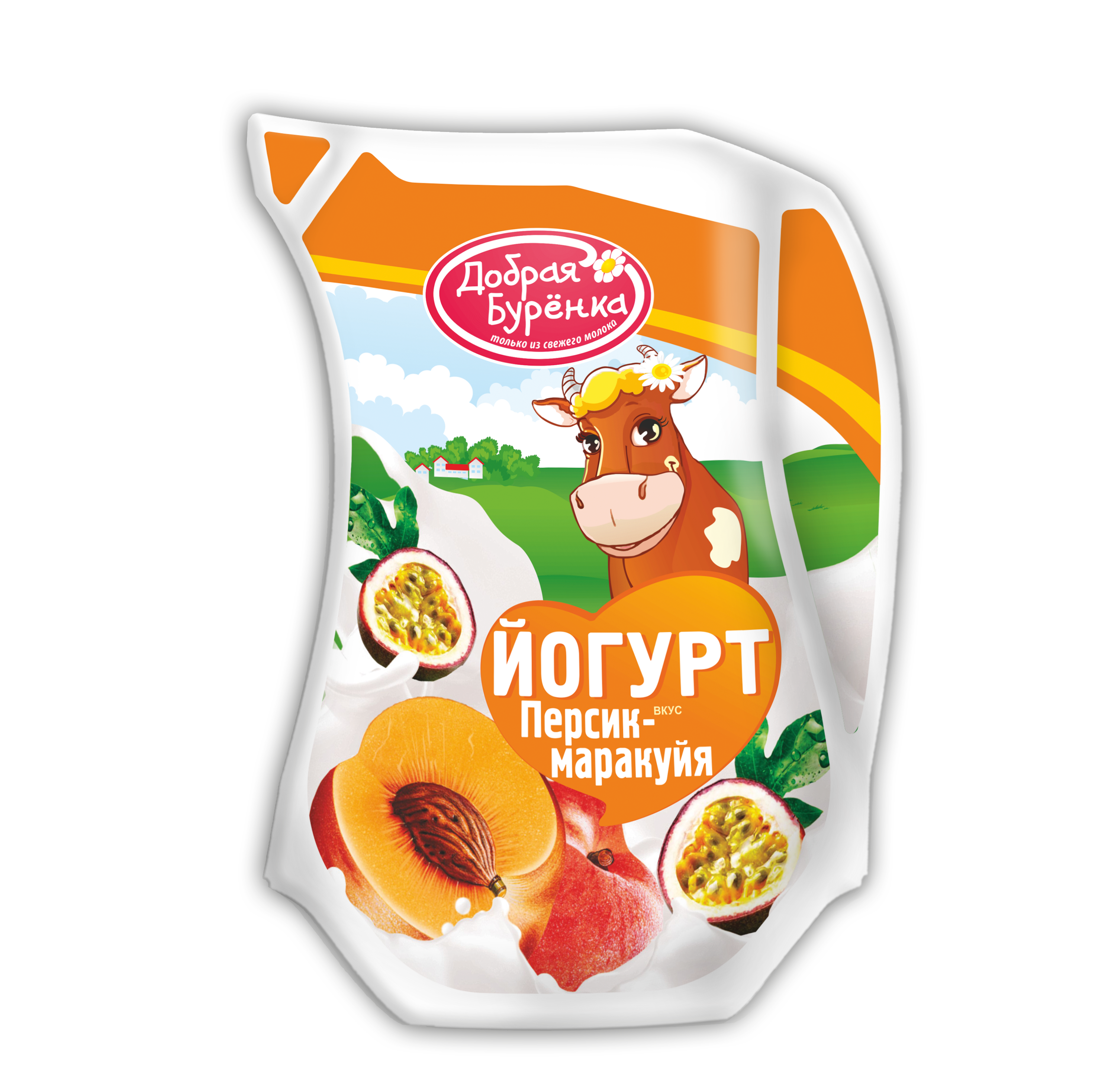 Йогурт Персик-Маракуйя